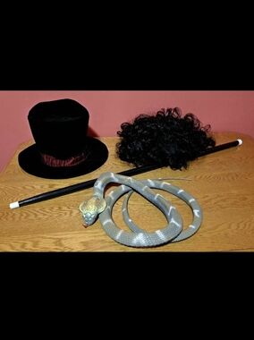 Alice Cooper/Svengoolie/Slash Halloween Rock Star Costume Accessories